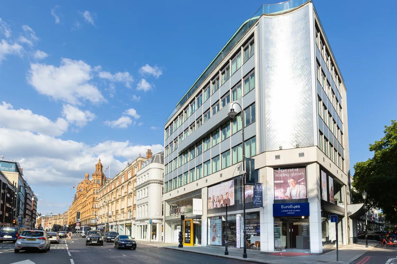 Collier House — the deco building on Brompton Road, steps from Harrods