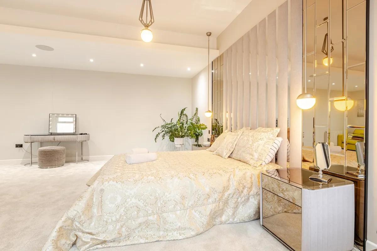 Suite two — king bed, garden aspect